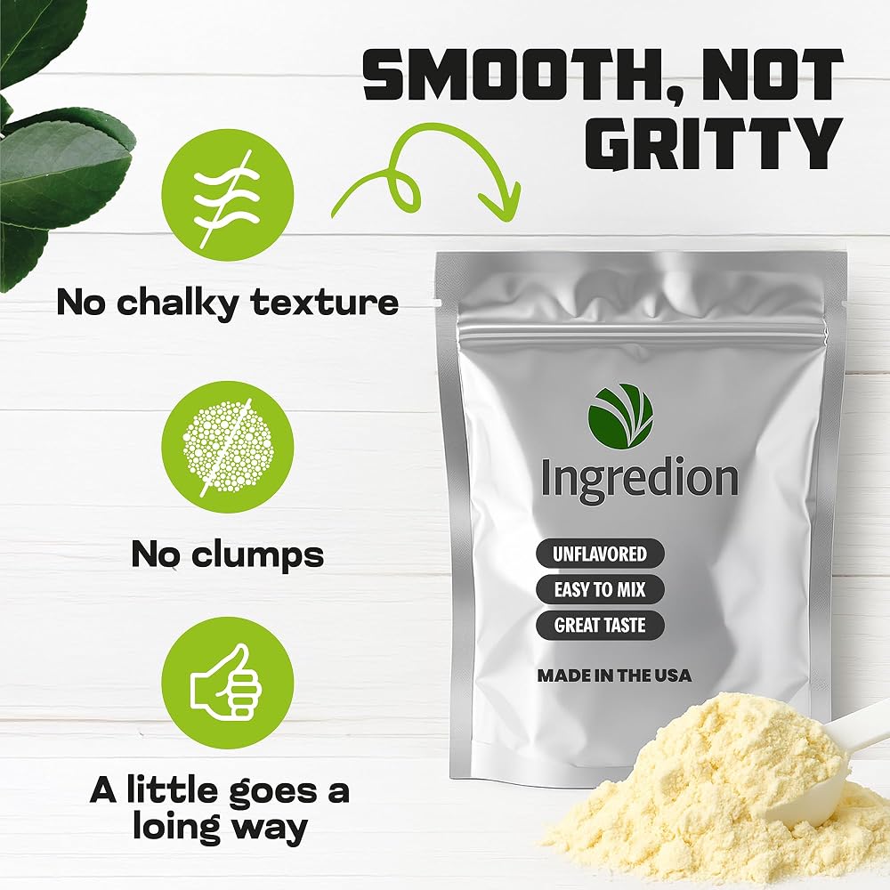 Generic Pea Protein Isolate Powder Non-GMO - 8 lb - image 5