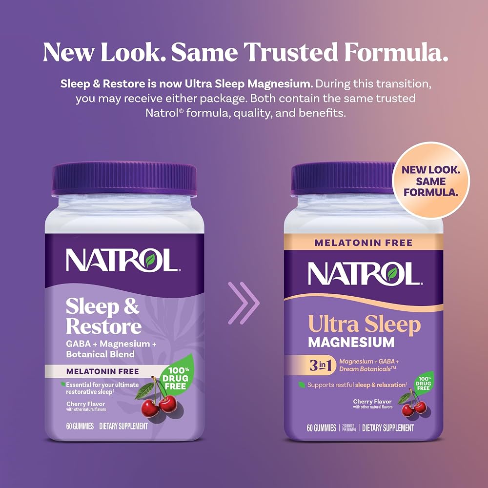 Natrol Sleep + Restore Calming Drink Mix with Magnesium Glycinate