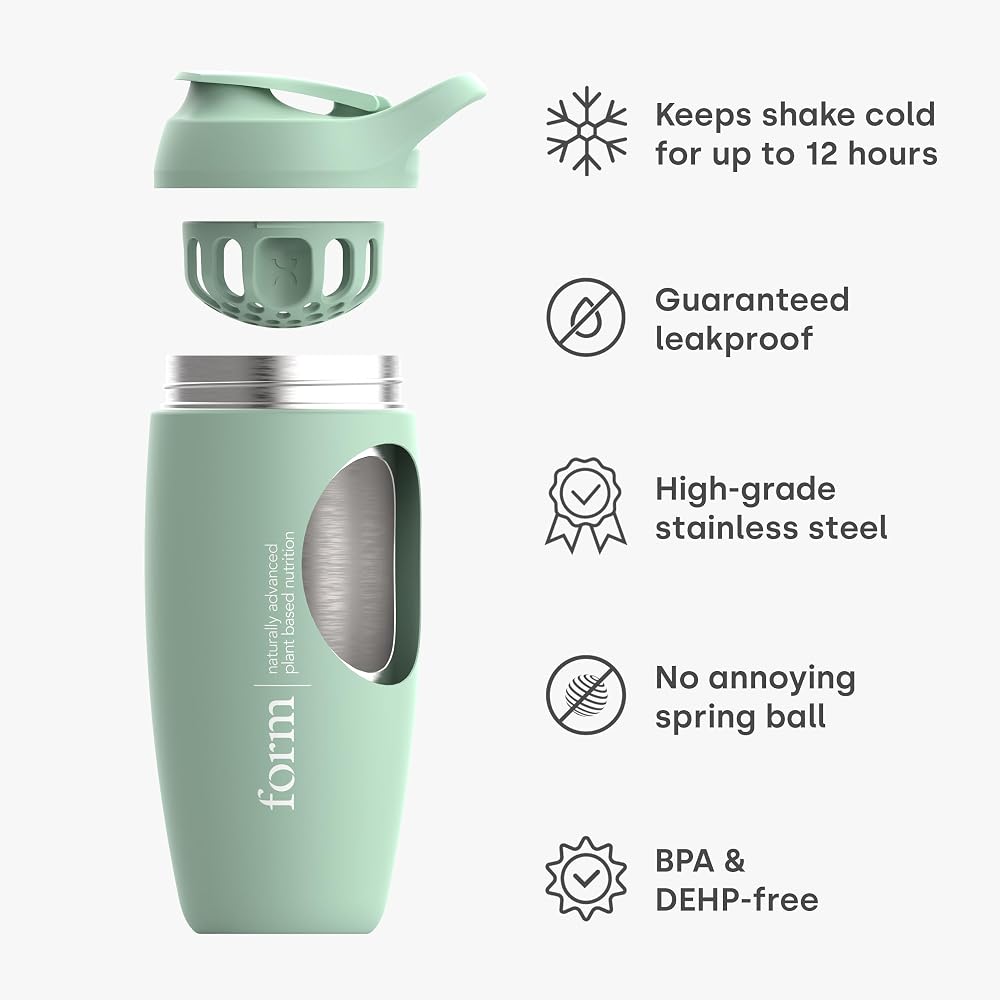 Form Insulated Stainless Steel Protein Shaker Bottle - 550ml - image 3