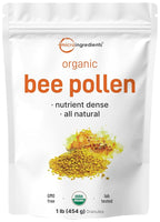 Micro Ingredients Organic Bee Pollen Granules - 1 lb