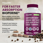 PrimeMD 26-in-1 Nitric Oxide Supplement - Heart & Circulation Support