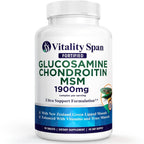 Vitality Span Glucosamine Chondroitin MSM Supplement - 90 Tablets