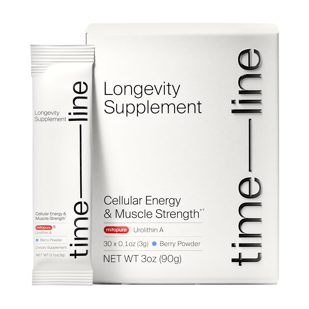 Timeline Mitopure Urolithin A Supplement Powder 500 MG - 3 Ounce