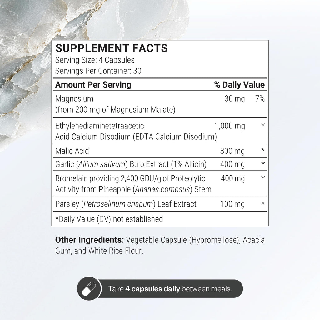 Supersmart Cardio Clear Garlic EDTA Supplement - 120 Vegetarian Capsules - image 3