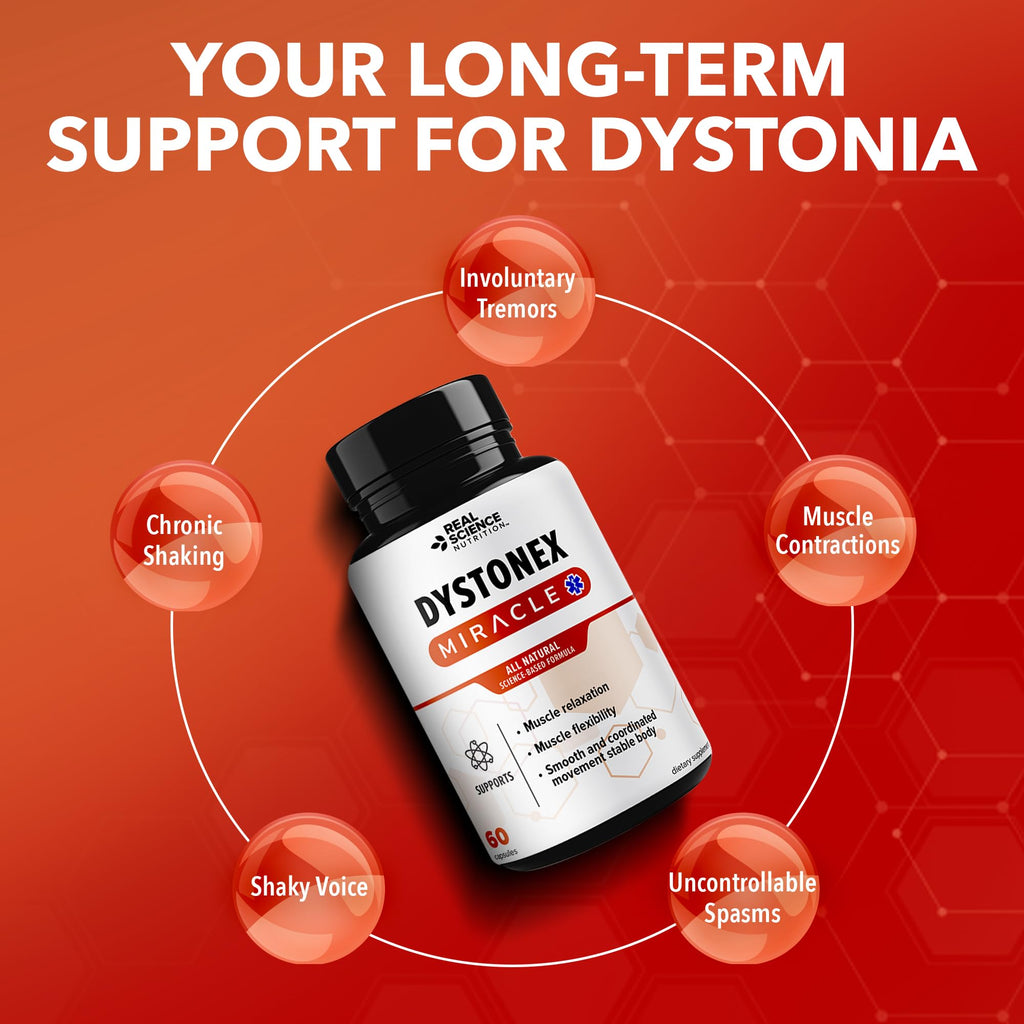 Real Science Nutrition Dystonex Muscle Support - 60 Capsules - image 3