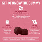 Havasu Nutrition Cranberry Probiotic Gummies Bladder Support - 60 Gummies - image 5