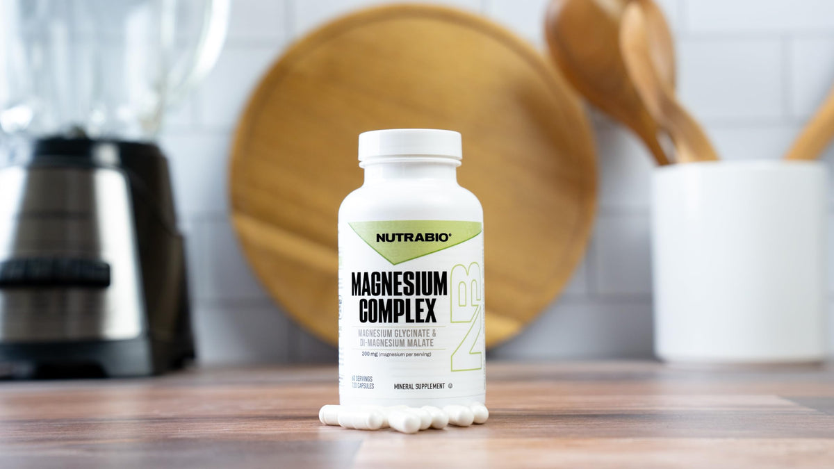 NutraBio Magnesium Complex Supplement for Sleep - 120 Vegetarian Capsules - image 4