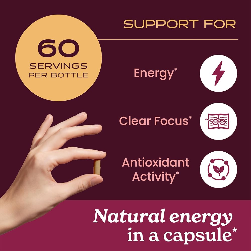 Herb Pharm Guayusa Capsules Nootropic Brain Support - 60 Vegan Capsules - image 3