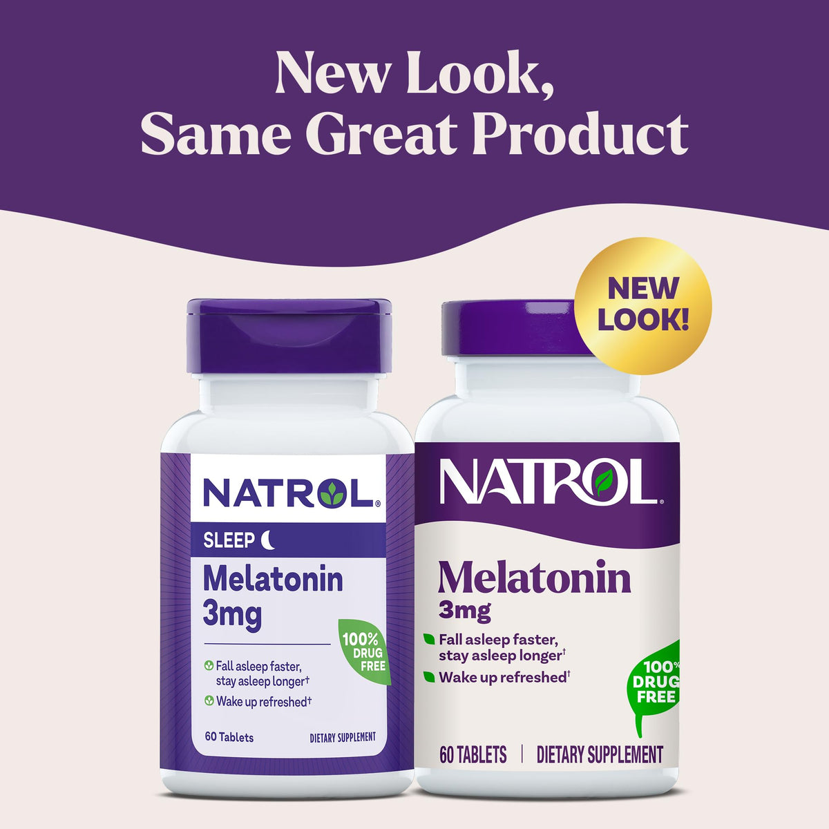 Natrol Tablets Melatonin 3Mg Vitamin B6 Sleep Support Bottle Unisex