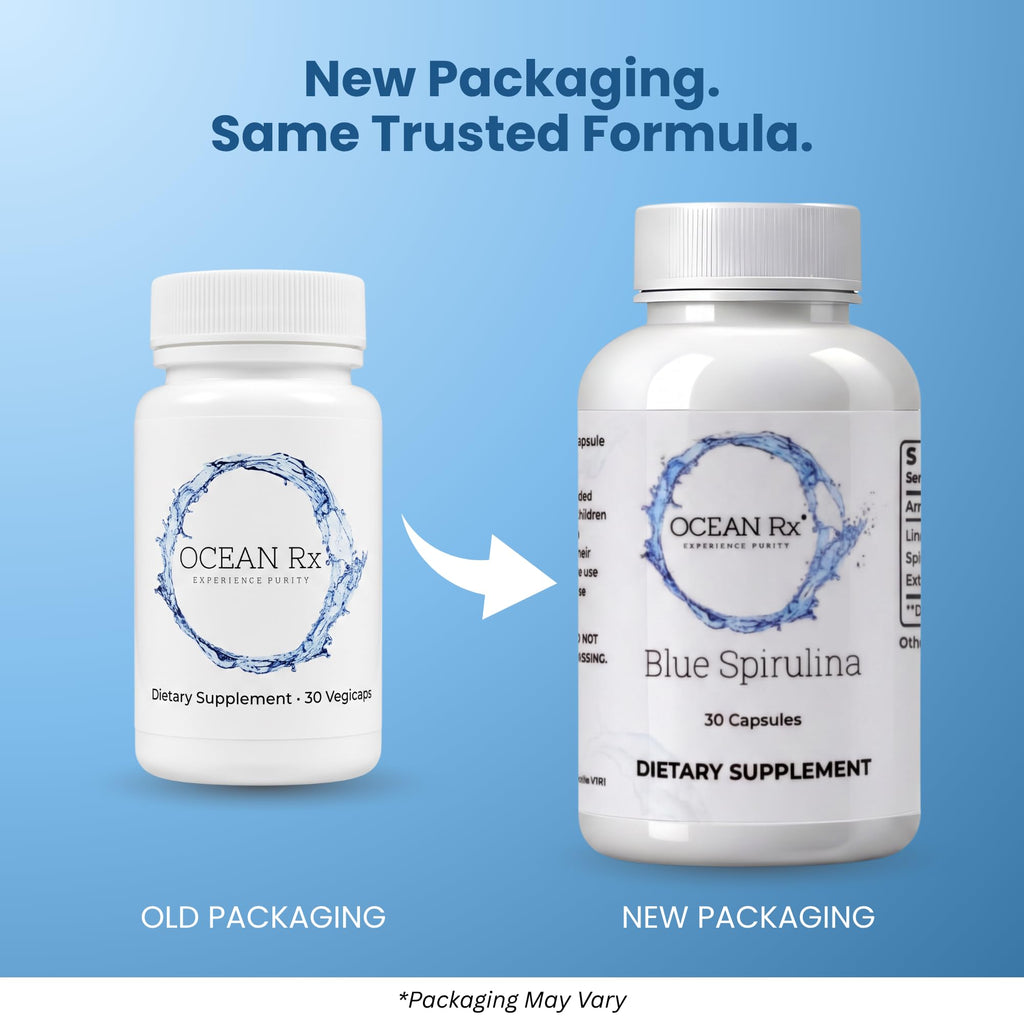 Ocean Rx Pure Blue Spirulina Capsules Superfood - 30 Count - image 9
