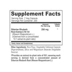NusaPure Siberian Rhubarb 250mg - 200 Vegetarian Capsules - image 3