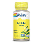 SOLARAY Neem Leaf 400mg Herbal Support - 100 Vegetarian Capsules