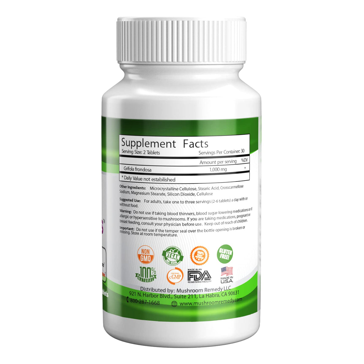 Mushroom Remedy PRO-Liver & Pancreas Support - 60 Tablets - image 3