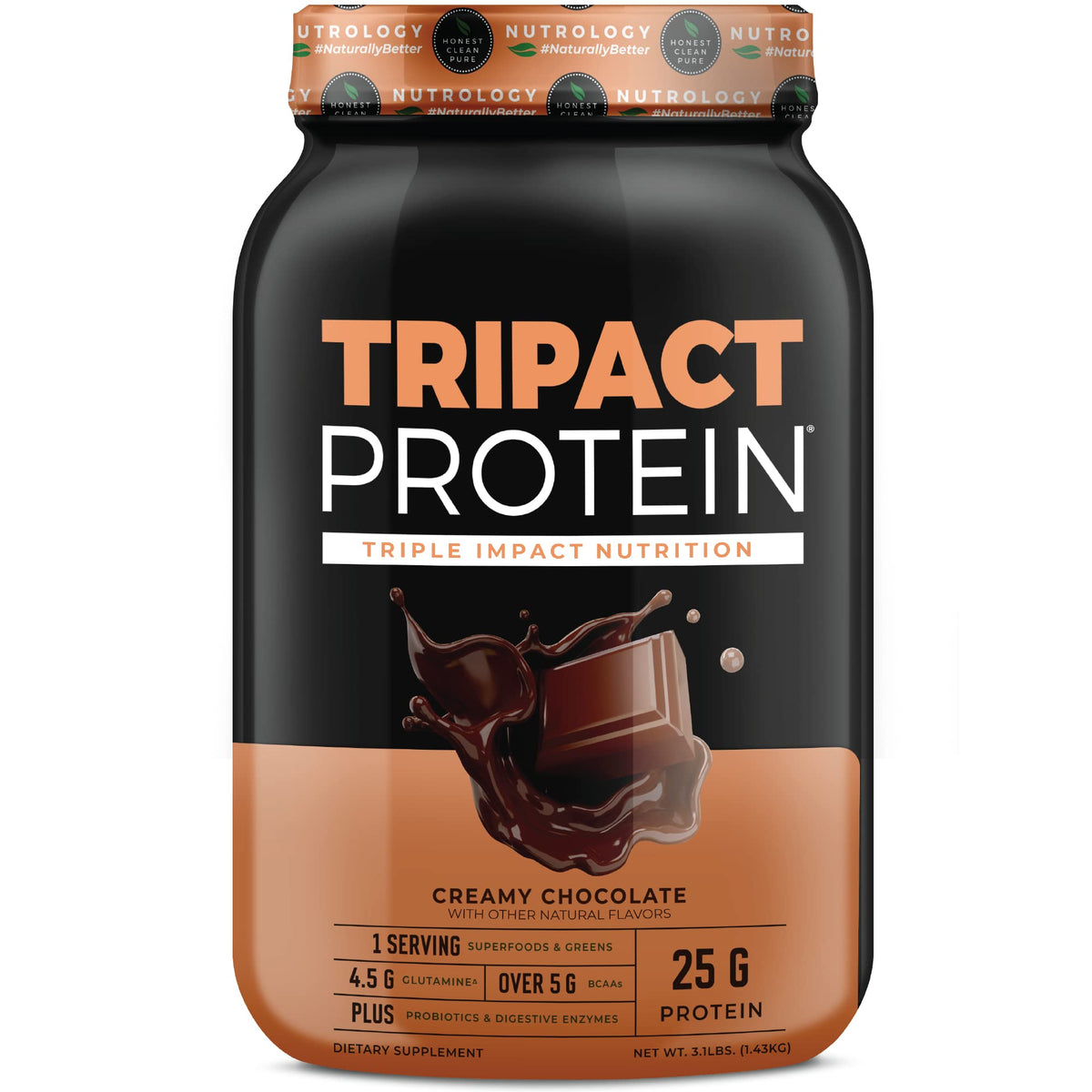 Nutrology TRIPACT Protein Powder - 7-in-1 Meal Replacement Shake