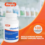Rugby Vitamin D3 5000 IU - 100 Capsules - image 2