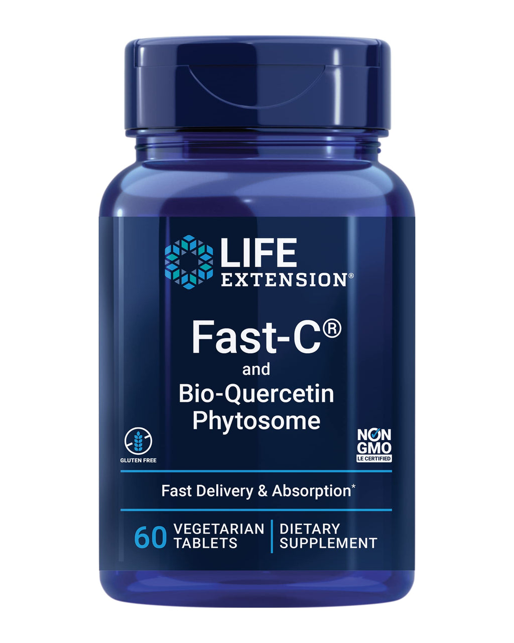 Life Extension Fast-C and Bio-Quercetin Immune Support - 60 Tablets