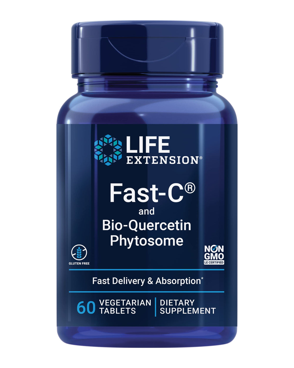 Life Extension Fast-C and Bio-Quercetin Immune Support - 60 Tablets
