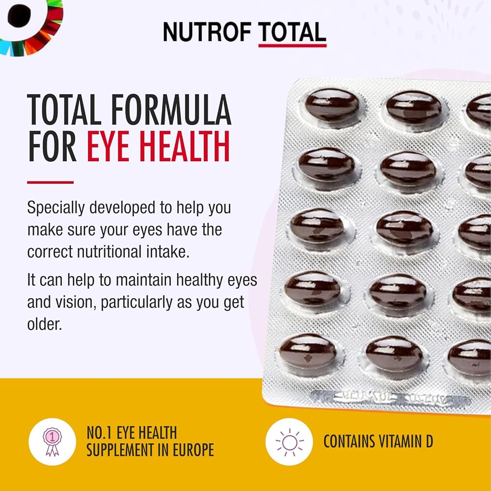 THEA PHARMA Nutrof Total Eye Health Supplement - 30 Softgels - image 3