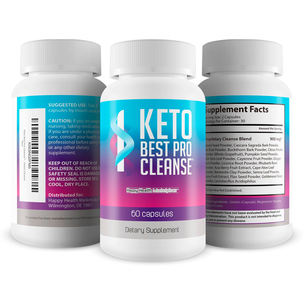 Generic Keto Best Pro Cleanse Natural Probiotic Capsules - 60 Count - image 4