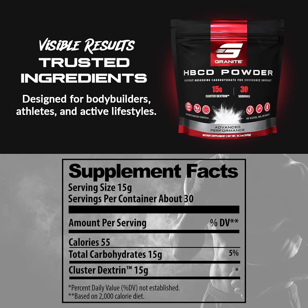 Granite Supplements HBCD Cluster Dextrin Carb Powder for Energy & Recovery - image 3