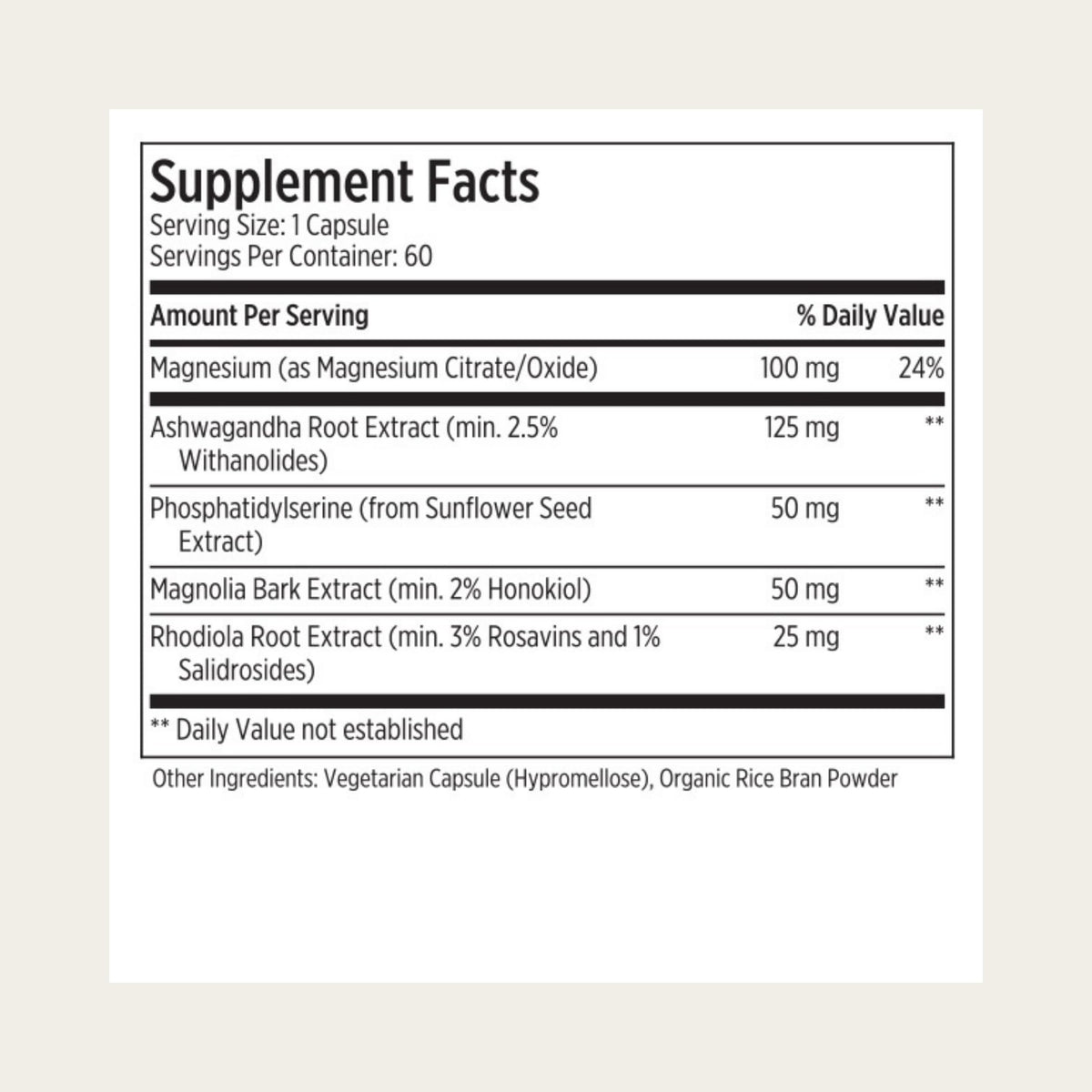 LES Labs Cortisol Health Stress & Sleep Support - 60 Capsules - image 5
