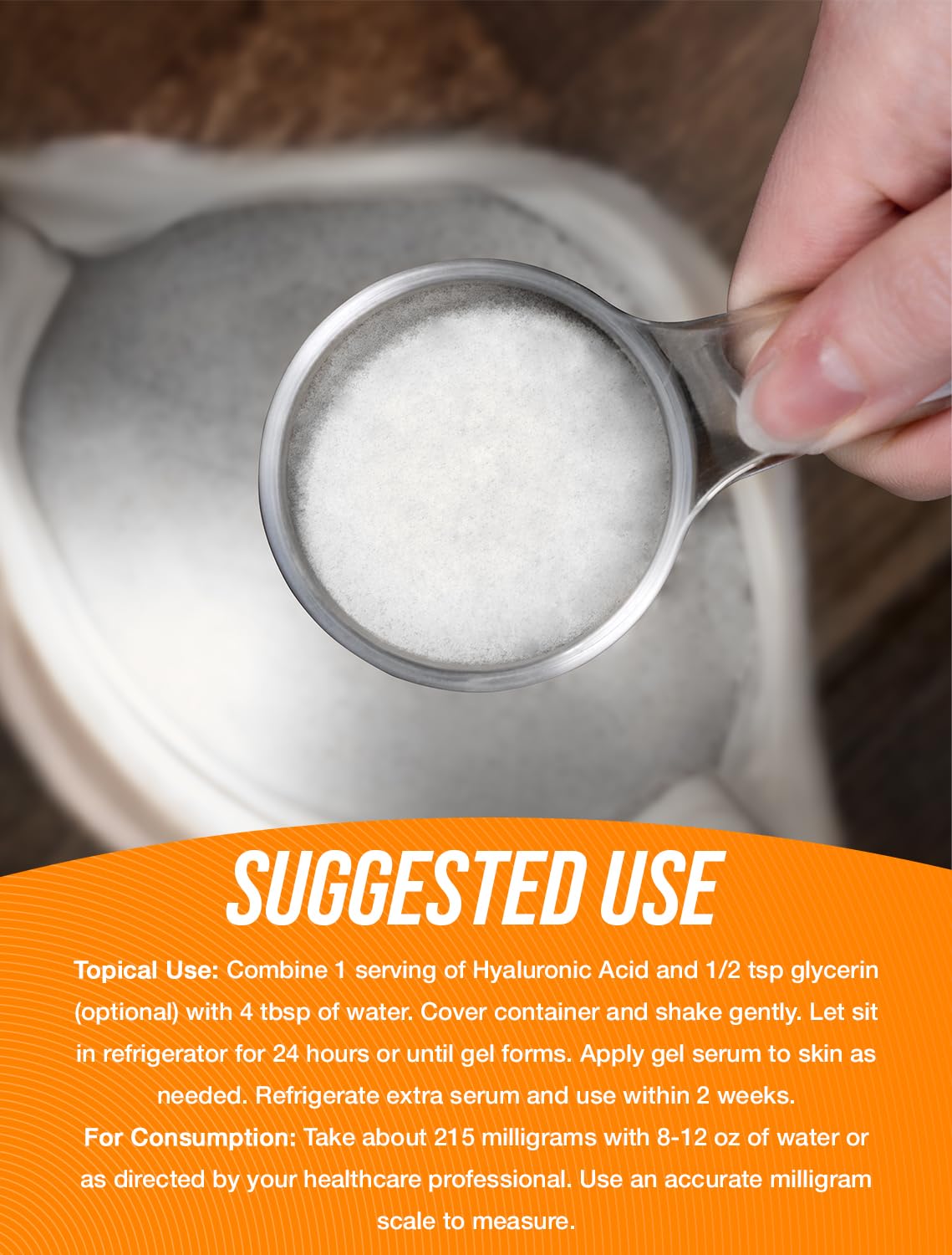 BulkSupplements.com Hyaluronic Acid (Sodium Hyaluronate)