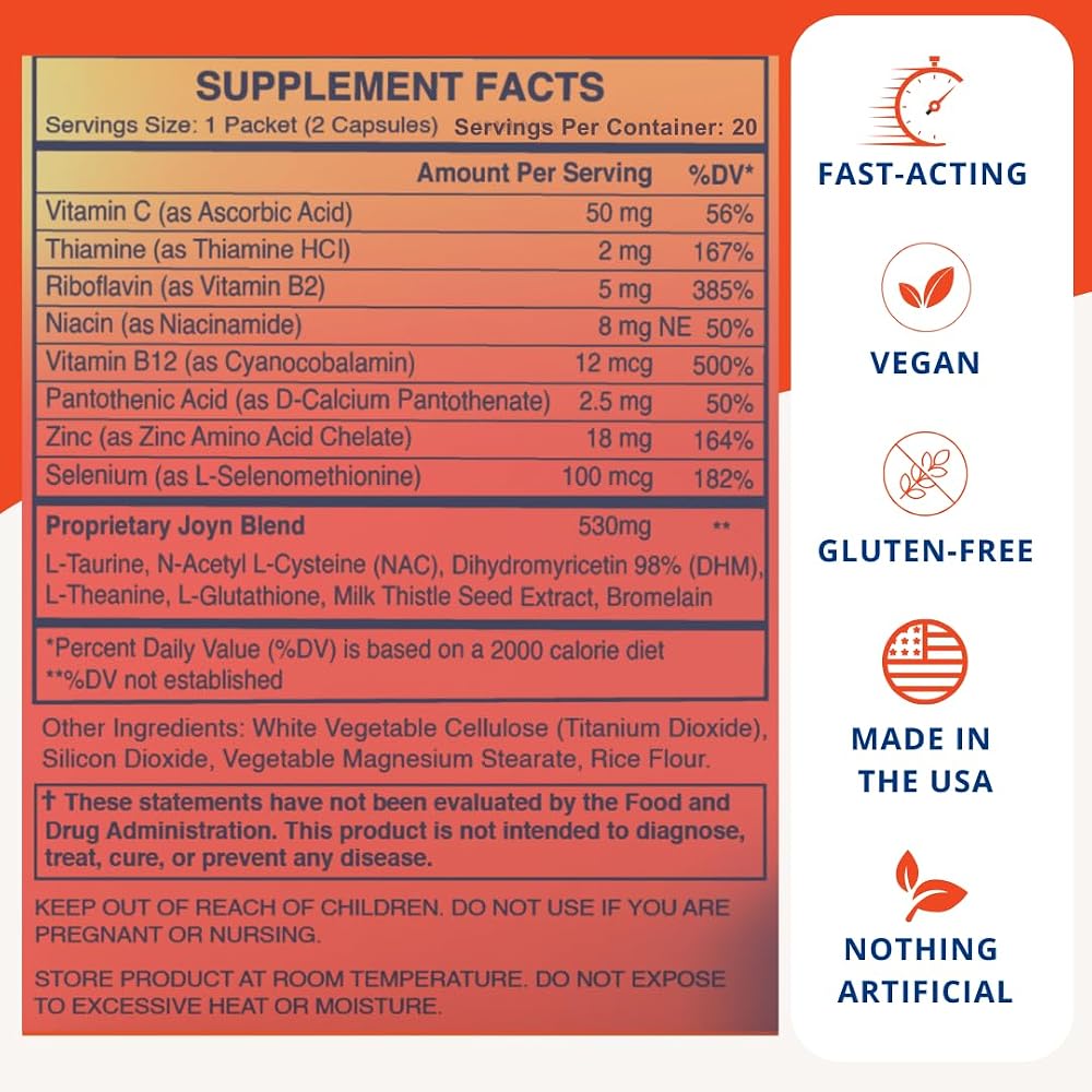 JOYN Alcohol Flush & Liver Support Capsules - 20 Count - image 5