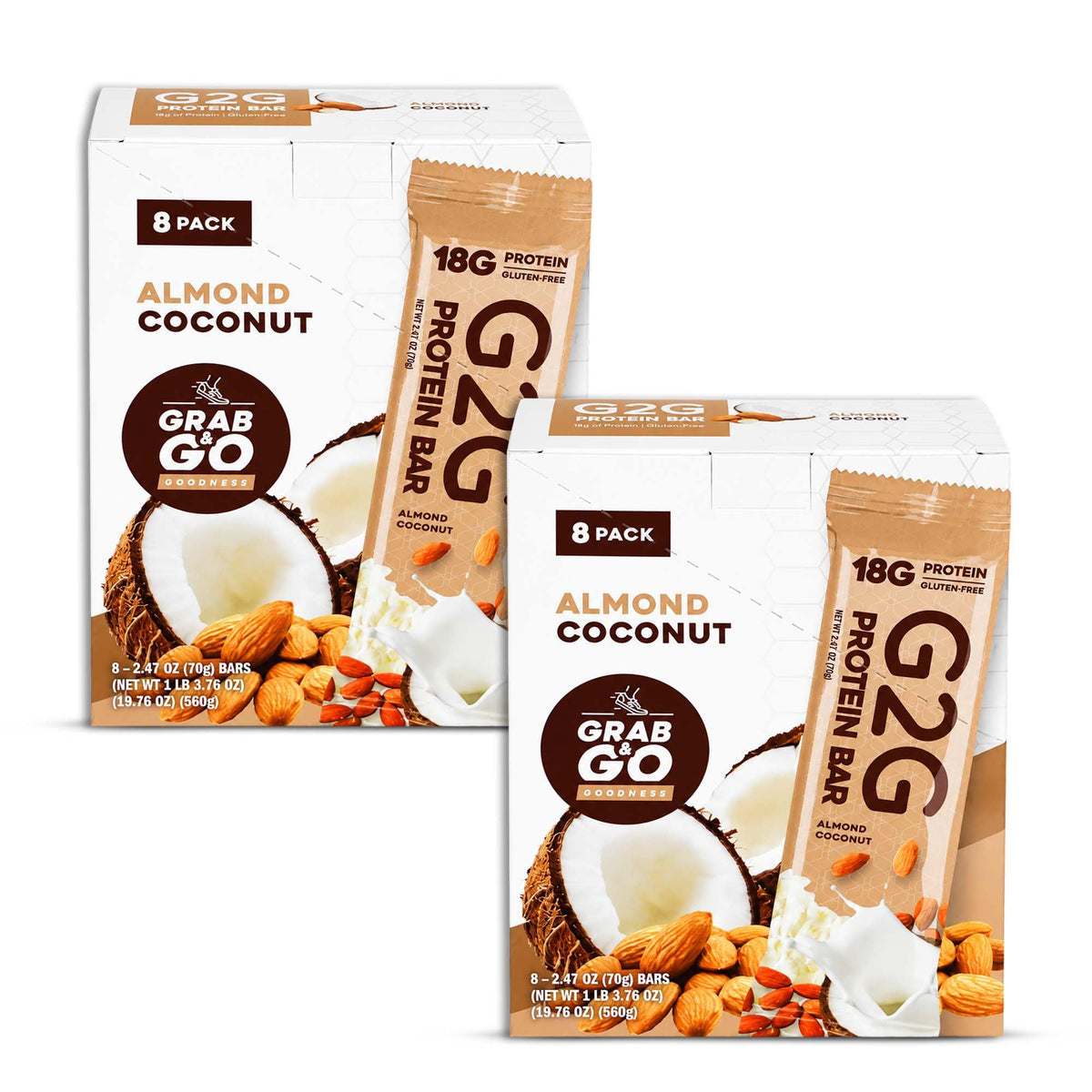 G2G Protein Bar, Almond Coconut Parent