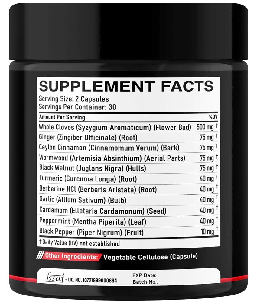 DEDICAD 11in1 Cloves Supplement with Ginger & Cinnamon - 60 Capsules - image 8
