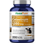 NusaPure Colostrum 1050mg 30% IgG - 200 Capsules