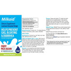 Milkaid Lactase Enzyme Drops for Lactose Intolerance