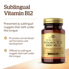 Solgar Vitamin B12 1000 mcg, 250 Nuggets