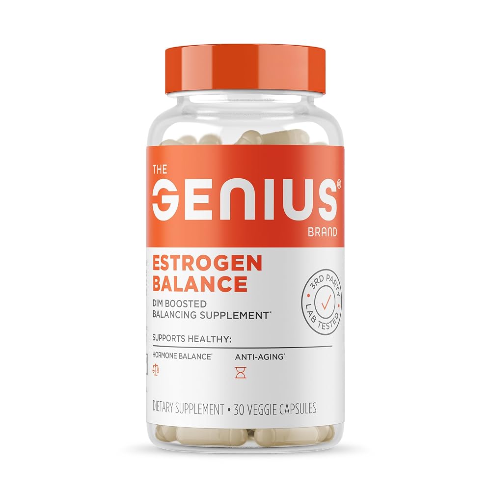 The Genius Brand Estrogen Balance DIM Supplement - 30 Capsules
