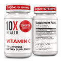 10X Health Vitamin C 1000mg - 120 Capsules