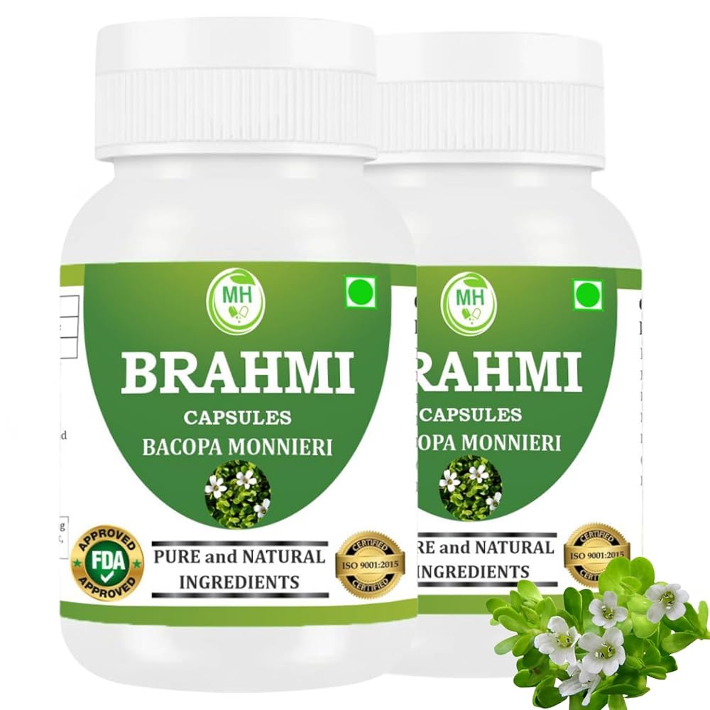 Morsan Healthcare Brahmi Bacopa Monnieri Extract 500mg - 120 Capsules