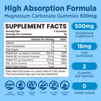 NATISLAND Magnesium Carbonate 500mg Gummies - 60 Count - image 5