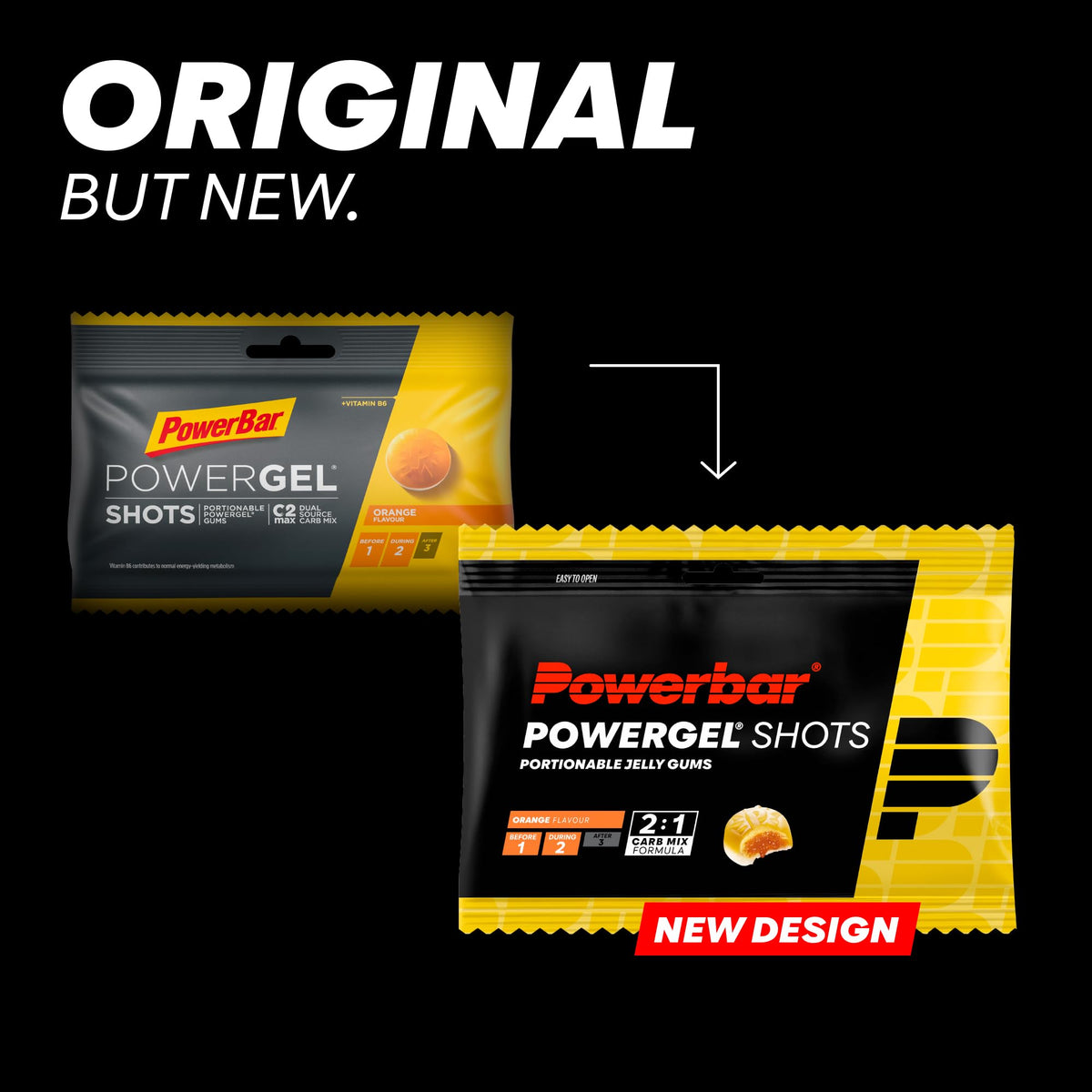 Powerbar PowerGel Shots Orange Carbohydrate Gums - 24x60g - image 2