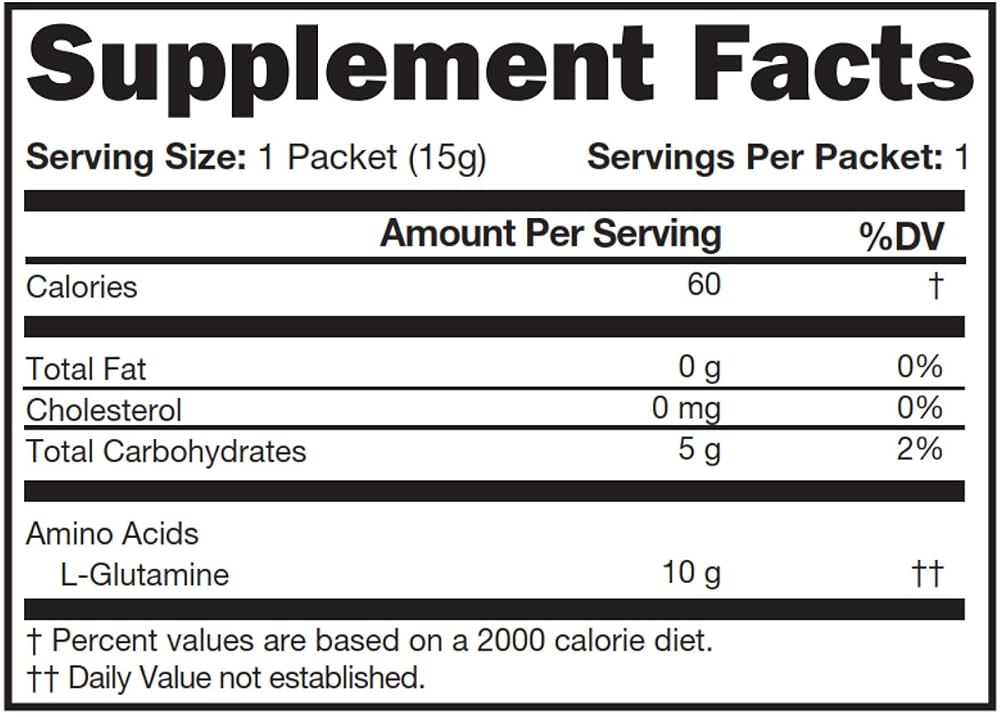 Sympt-X L-Glutamine Powder - 15g Packet - image 2