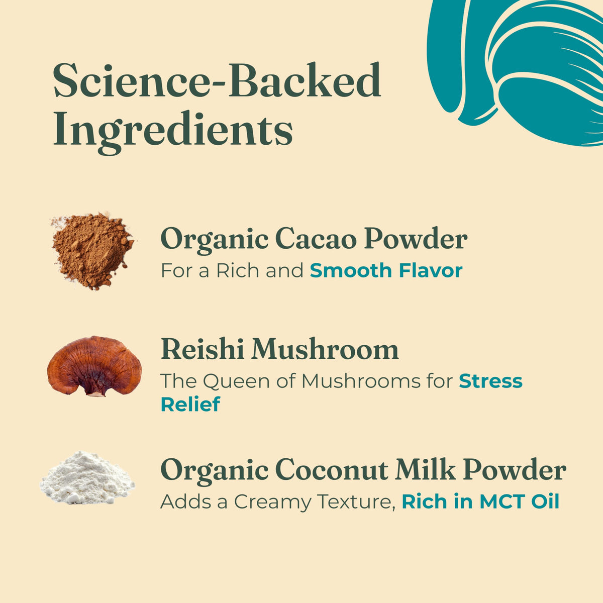 Four Sigmatic Calm Mushroom Cacao Mix with Reishi - 10 Count - image 5