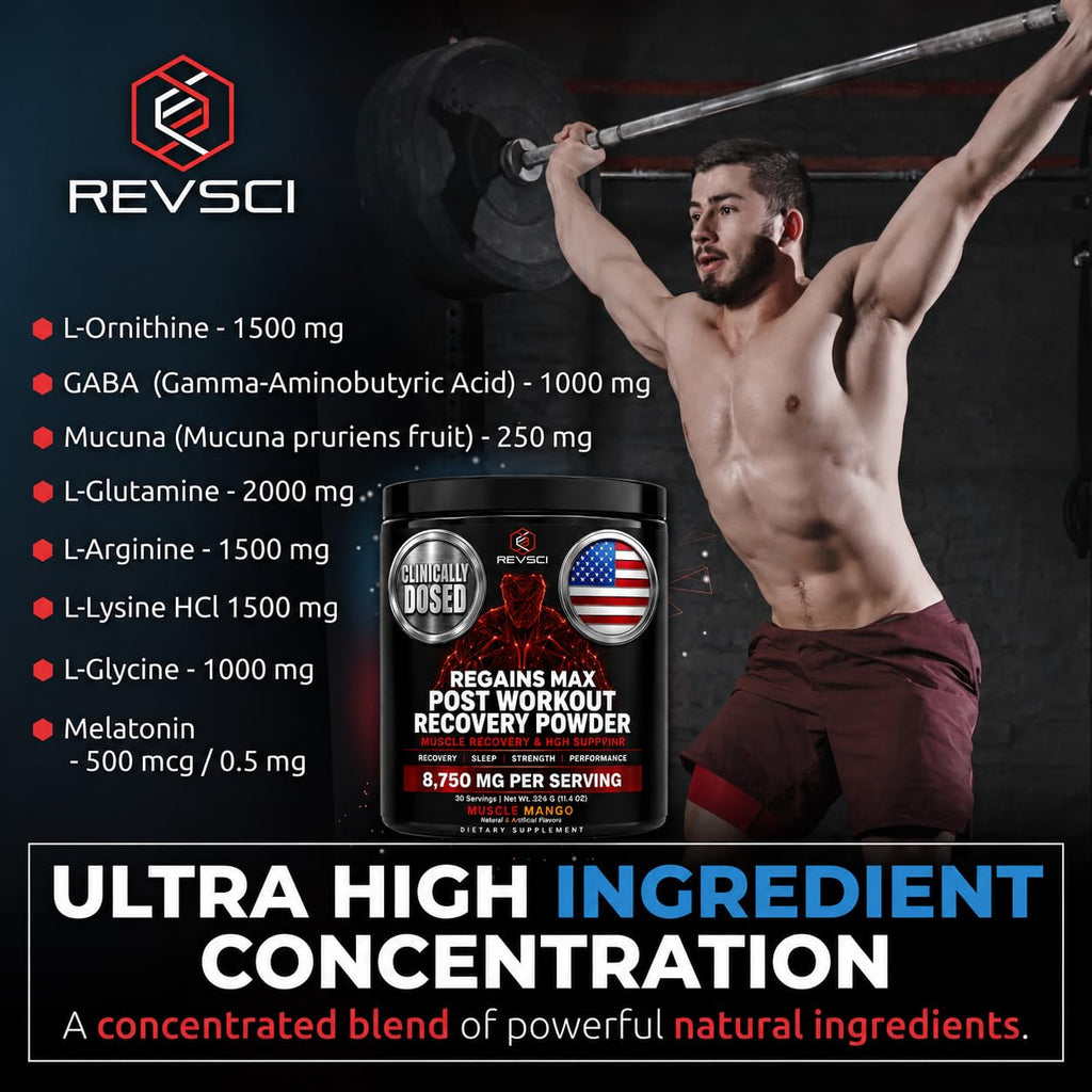 Revolution Science HGH Supplements for Men & Women - Regains Natural
