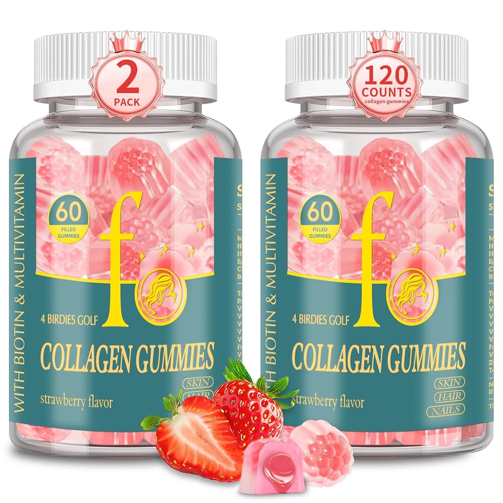 4 BIRDIES GOLF Collagen Gummies for Women Sugar Free