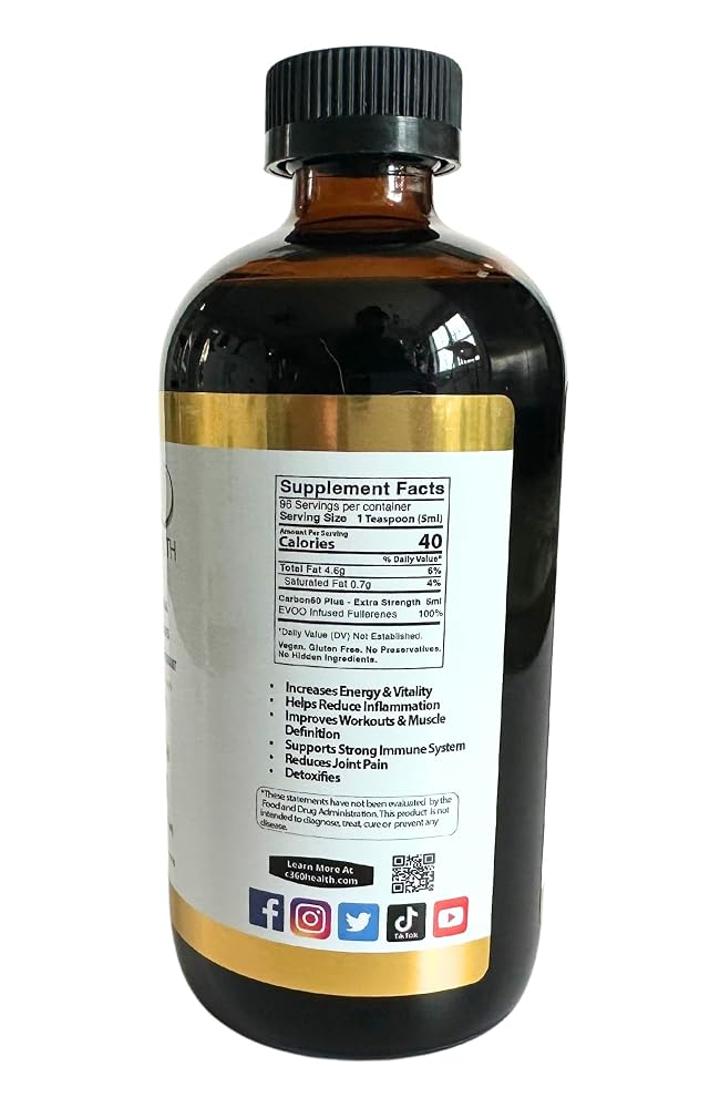 C360health Carbon60 Plus Extra Strength Olive Oil - 16 Fl Oz - image 3