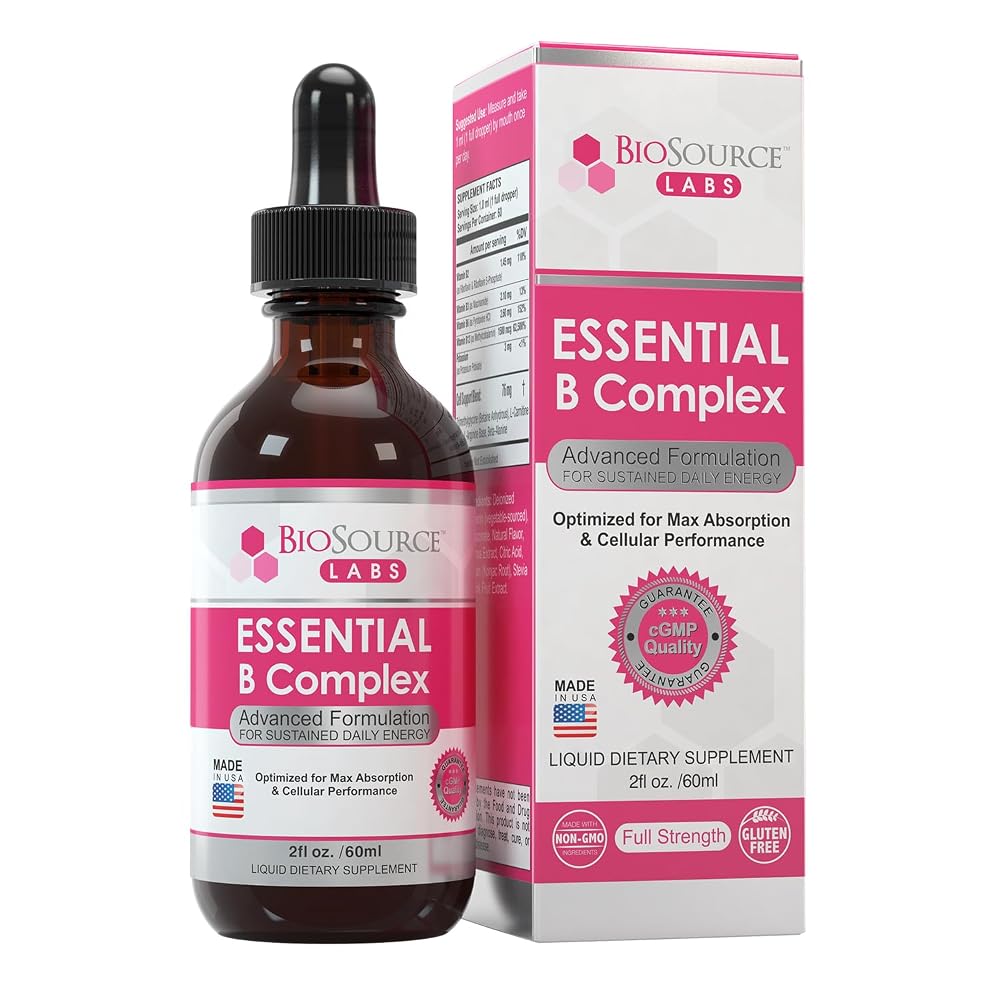 BioSource Labs Essential B Complex Liquid Drops Methyl B12 - 2 Fl Oz