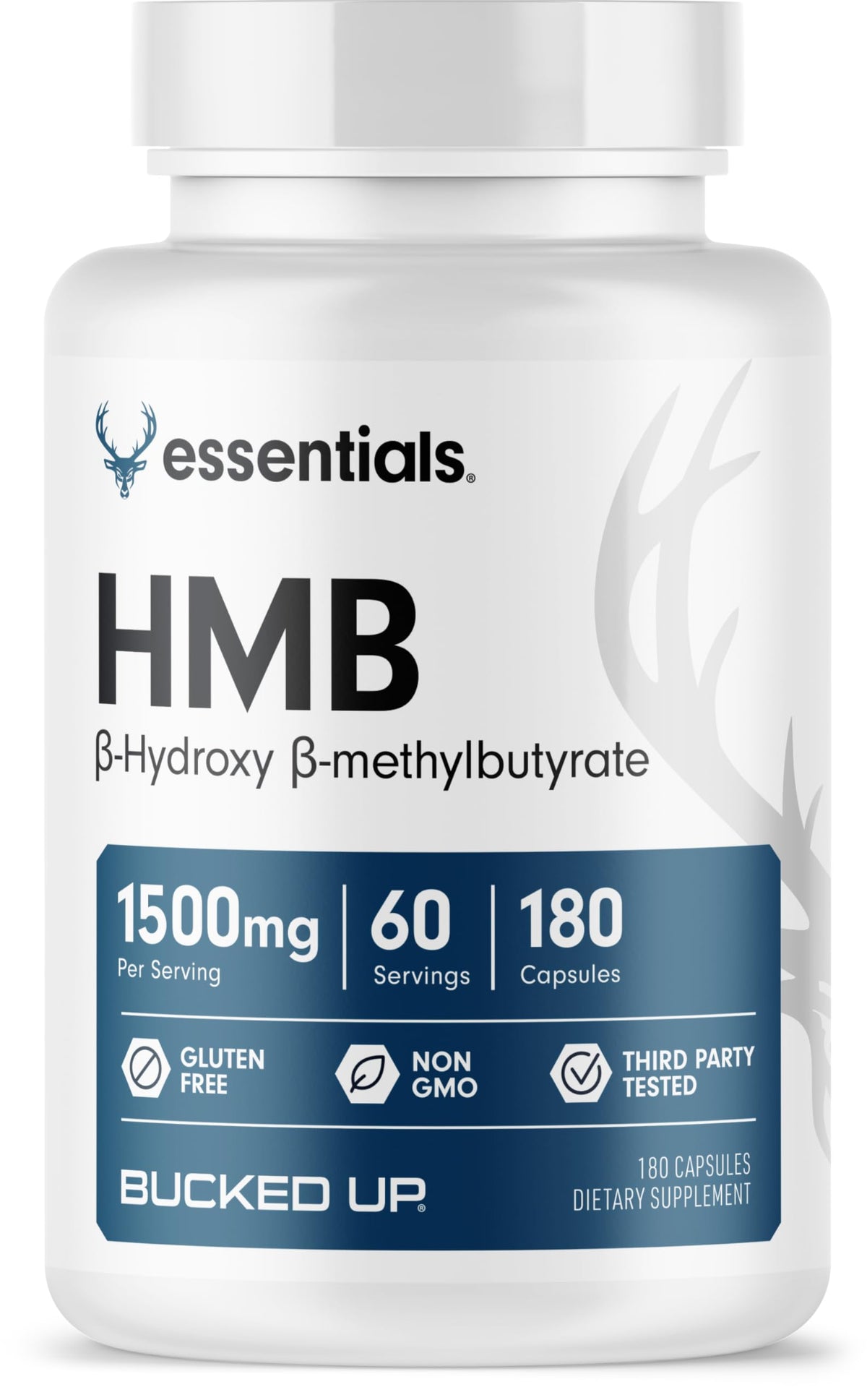 Bucked Up HMB 1500mg - 180 Capsules