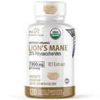 Nature's Fusions Lion's Mane 1900mg Cognitive Support - 120 Capsules