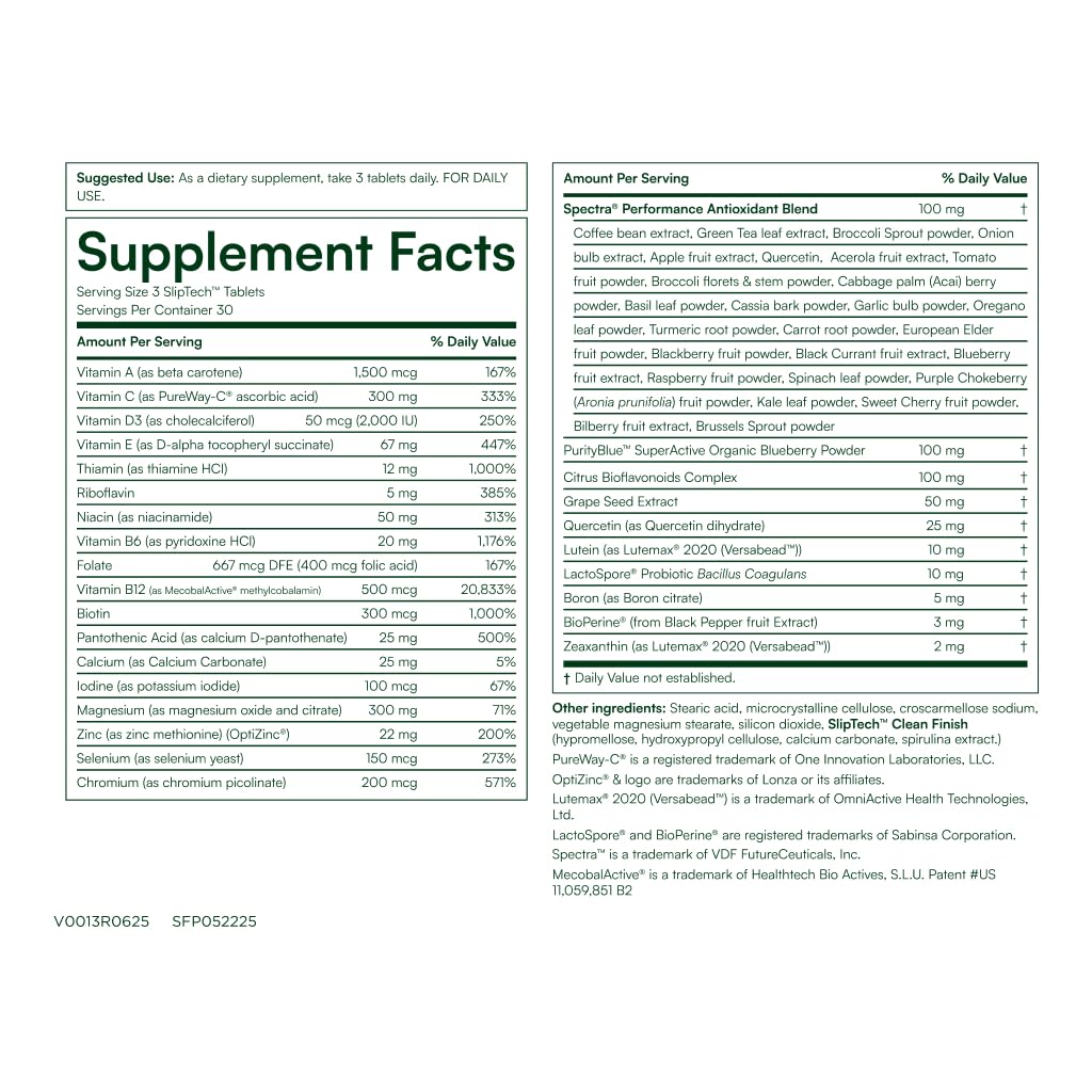 Purity Products Men's Perfect Multi Multivitamin - 90 Tablets - image 2