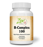 Zen Supplements Advanced B Complex Vitamin - 100 Tablets