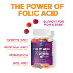 Nature's Nutrition Folic Acid Gummies - Essential Prenatal Vitamins