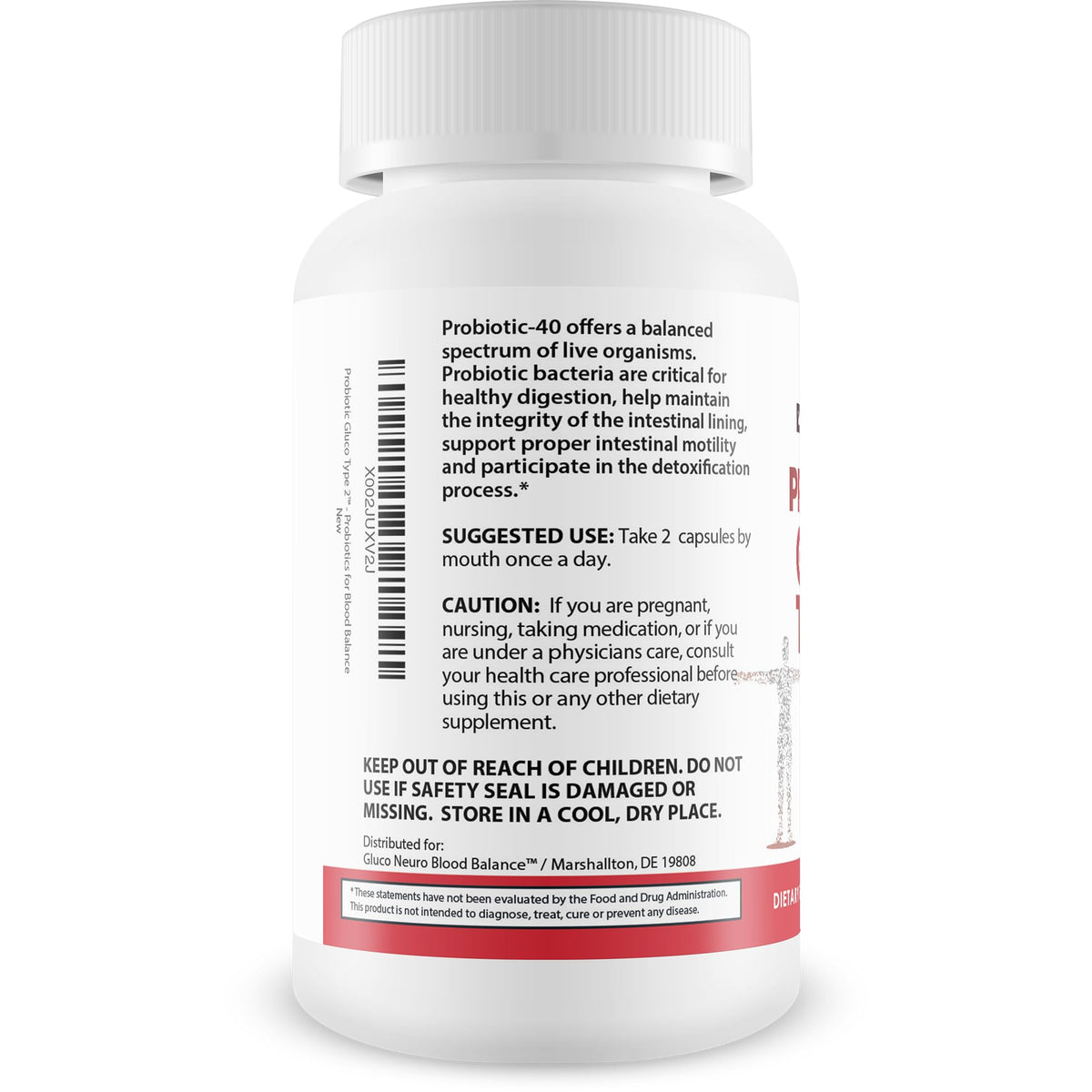 Gluco Neuro Blood Balance Probiotic Gluco Type 2 - 40 Billion CFU - image 3