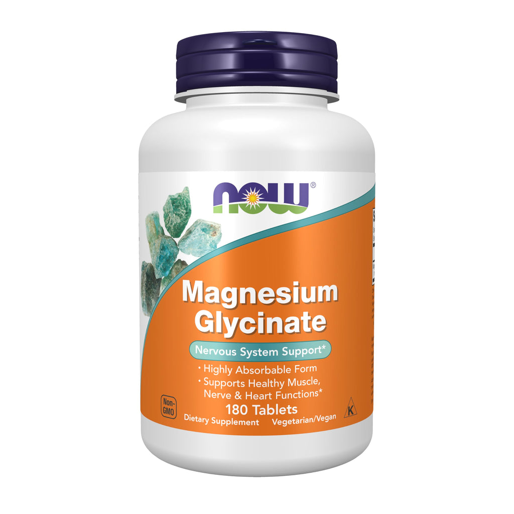 NOW Magnesium Glycinate 100 mg - 180 Tablets